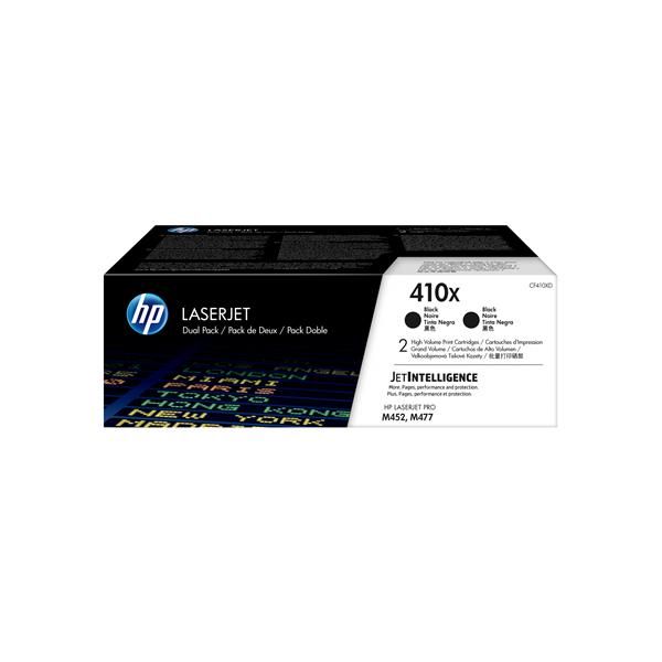 HP410X 2PACK HIGH YIELD BLACK TONER