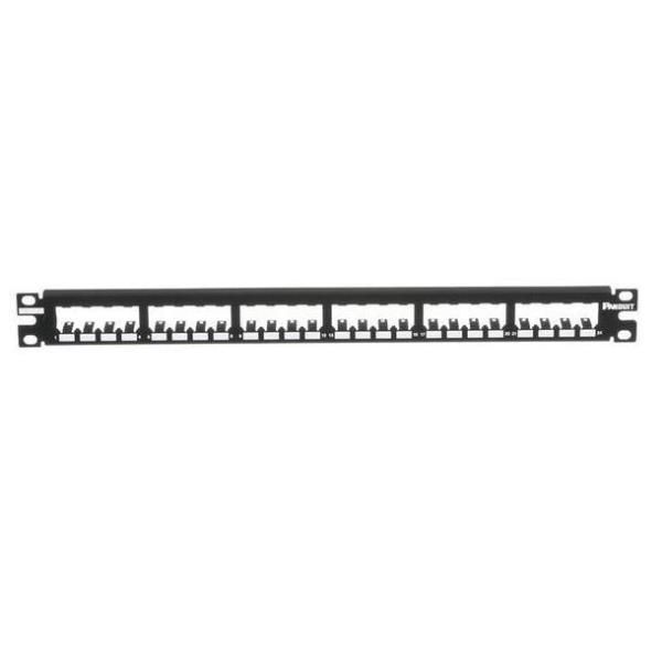 PANN.1U PER 24 RJ45S MINICOM NERO