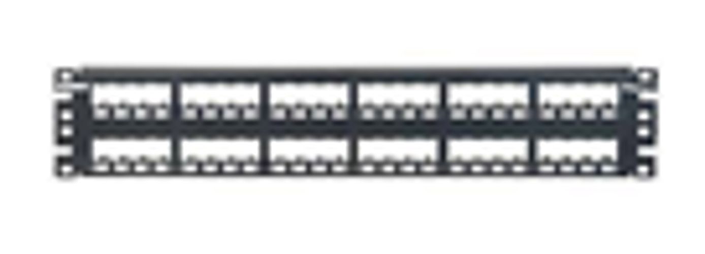 PANN.2U PER 48 RJ45S MINICOM NERO