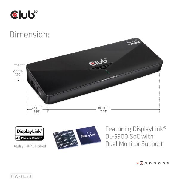 USB 3.1 GEN1 UHD 4K DOCKING STATION - Image 4