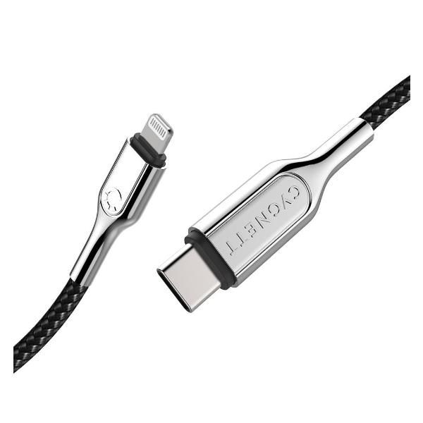 LIGHTNING TO USB-C CABLE 1MT - BK