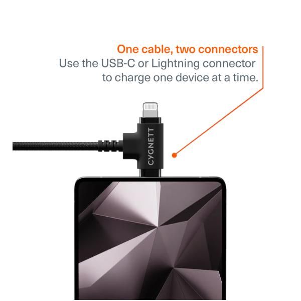 UNITE T-TYPE USB-C 1M BLACK