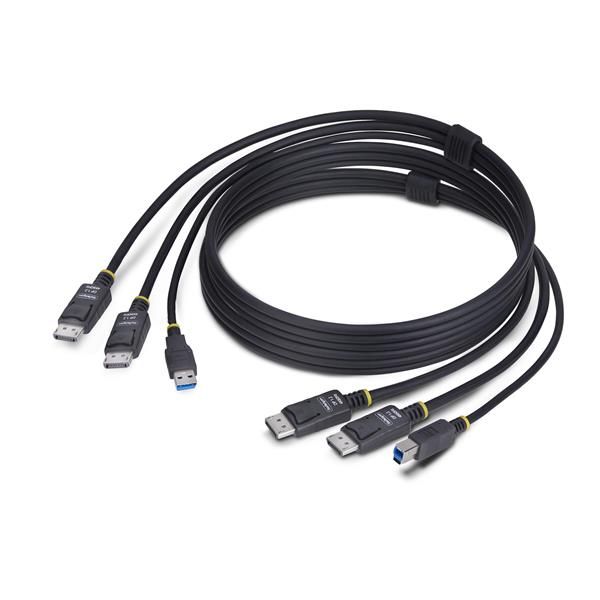 CAVO KVM DOPPIO DP/USB