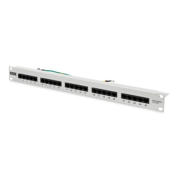 PANN.25 PORTE UTP CAT.3 ISDN