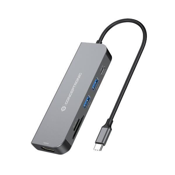 ADATTATORE HUB USB-C 3.1 6 IN 1