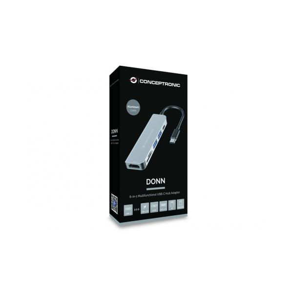 ADATTATORE HUB USB-C 3.1 6 IN 1 - Image 3