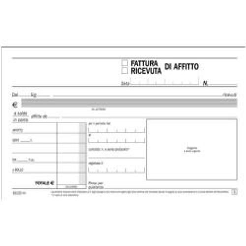 CF5 RICEV-FATT 50/50 AFFITTO RIC