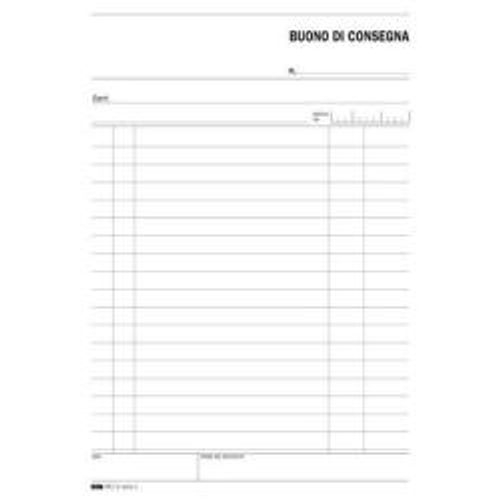 CF10BLOCCO BUONO CONSEGNA 33X3RIC