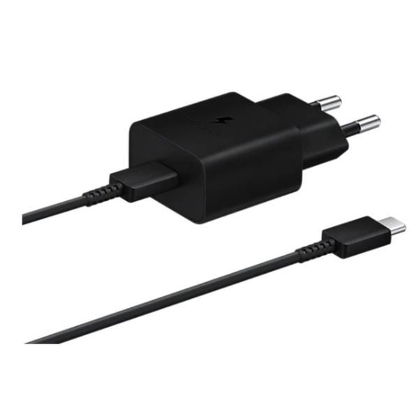 CHARGER 15W TYPEC BLACK CON CAVO
