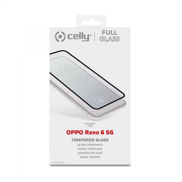 FULL GLASS OPPO RENO 6 5G BLACK - Image 3