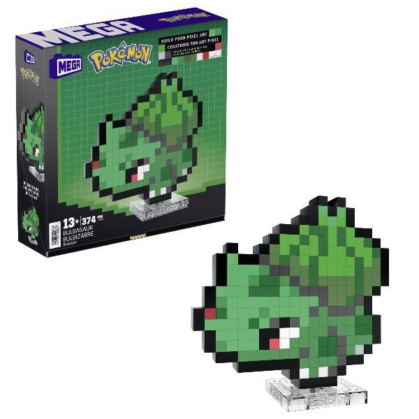 MEGA POKEMON PIXEL ART BULBASAUR