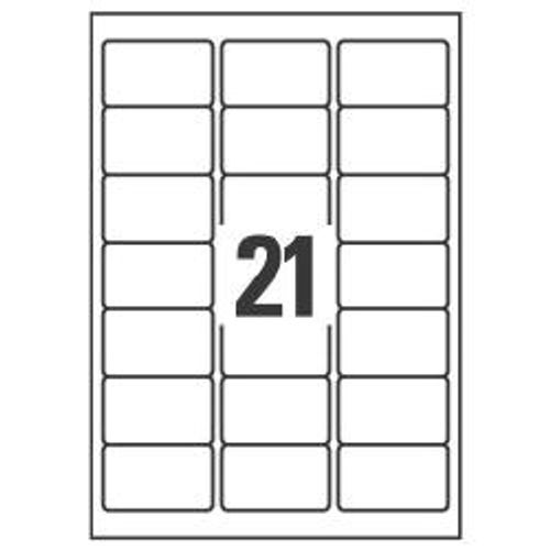 ETICH TRASP.INDIRIZ63 5X38 1 SING.