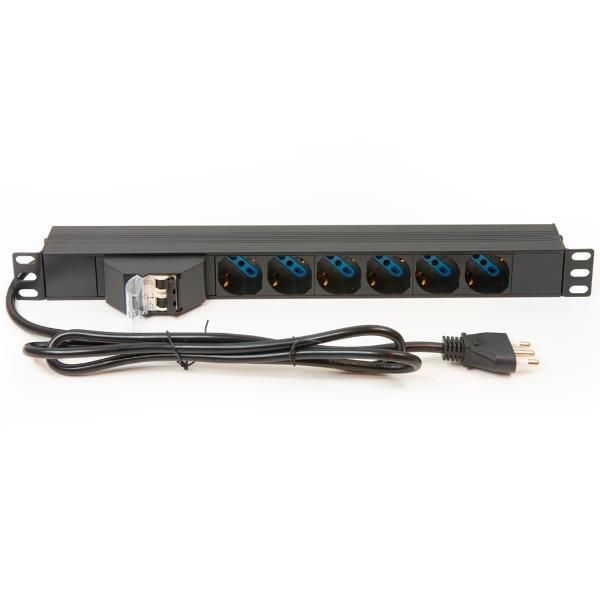 MULTIPRESA PER RACK 6 PRESE