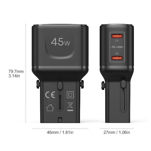 MULTIPLUG 2 USB-C 45W SLIM - Image 3