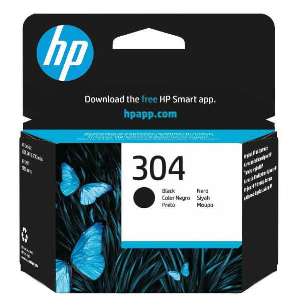 HP 304 BLACK INK CARTRIDGE
