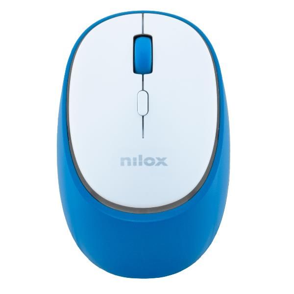 MOUSE DUAL SILENT RECHARG WHITE/BLU