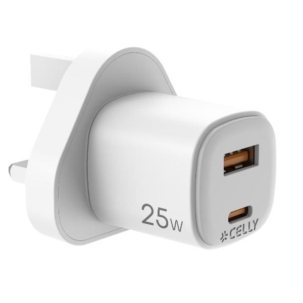 UP TC 1 USB-A 1 USB-C 25W UK