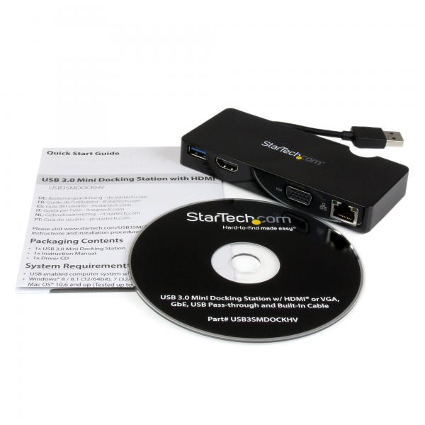 MINI DOCK USB3.0 HDMI/VGA/GBE - Image 4