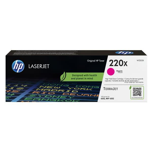 HP 220X TONER ORIGINALE MAGENTA