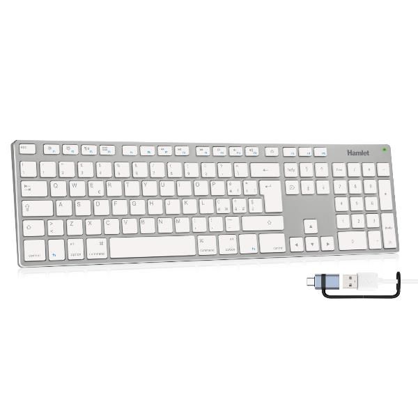 TASTIERA ALLUMINIO + USB-C ADAPTER