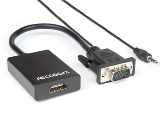 CAVO VIDEO VGA A HDMI F JACK 3.5MM