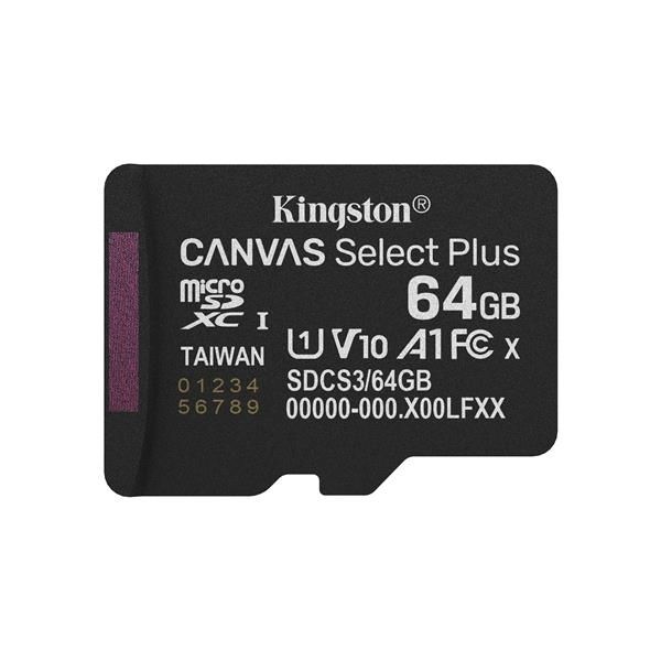 64GB MICROSDXC SELECT PLUS 3 + A