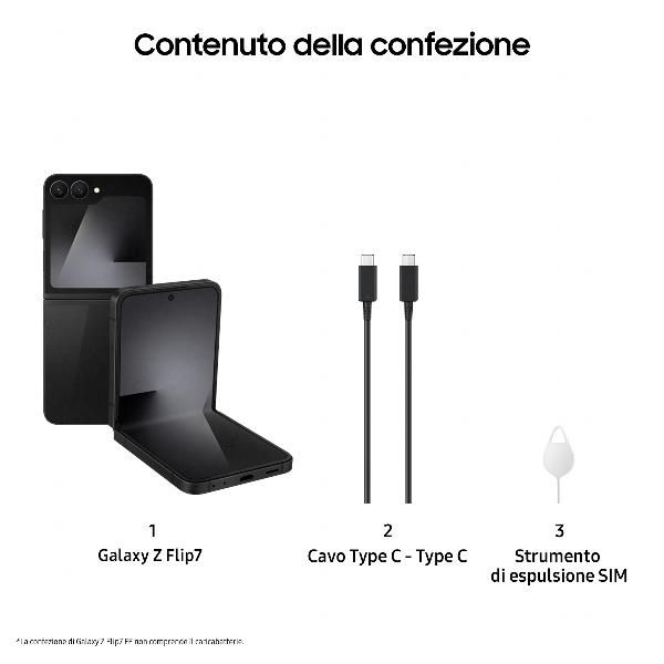 GALAXY Z FLIP7 FE 8+128GB BLACK