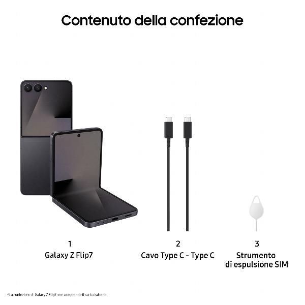 GALAXY Z FLIP7 12+256GB BLACK EE