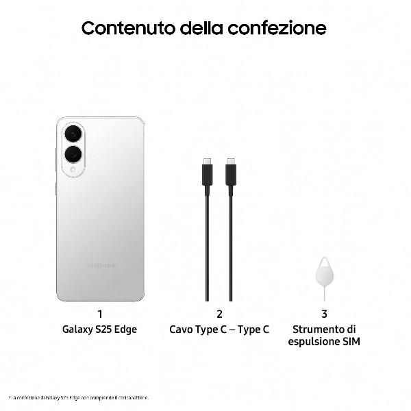 GALAXY S25 EDGE 12GB+256GB SILV