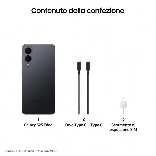 GALAXY S25 EDGE 12GB+512GB BLACK