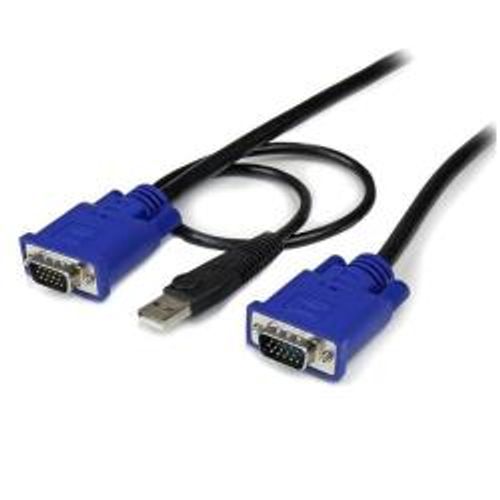 CAVO SOTTILE KVM VGA USB 2 IN 1