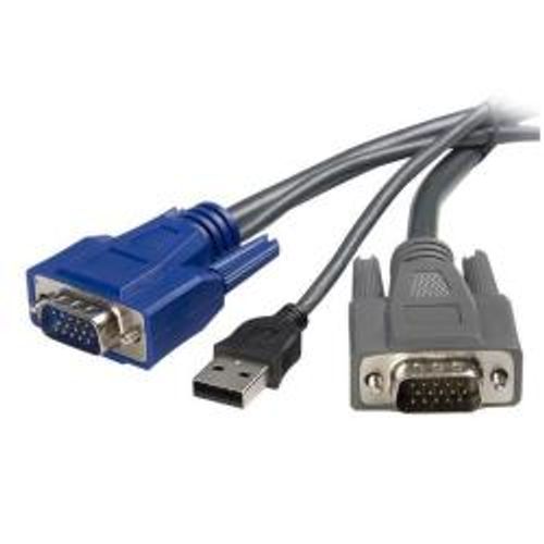 CAVO SOTTILE KVM VGA USB 2 IN 1
