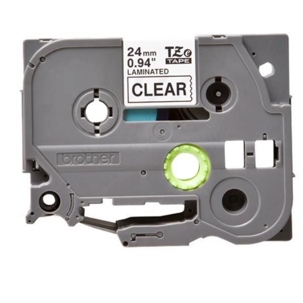 NASTRO 24 MM ETICHET NERO/TRASP