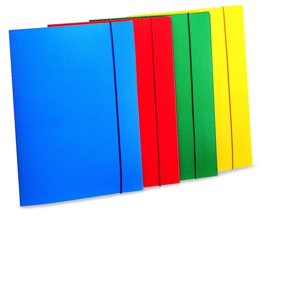 CARTELLA 3 LEMBI C/ELAST GIALLO
