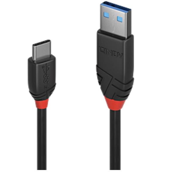 CAVO USB 3.1 TIPO C/A BLACK , 0.5M