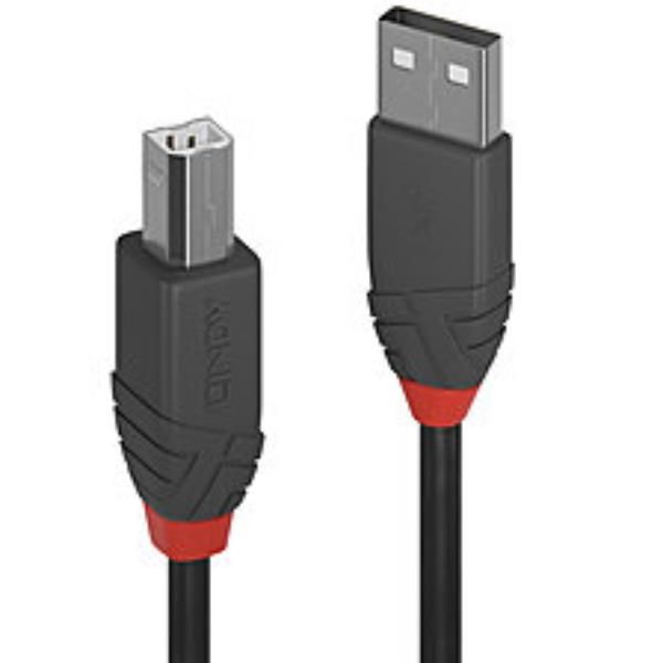CAVO USB 2.0 A/B ANTHRA LINE, 5M