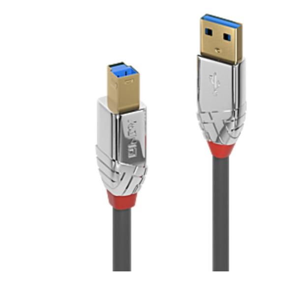 CAVO USB 3.2 TIPO A A B CROMO 1M
