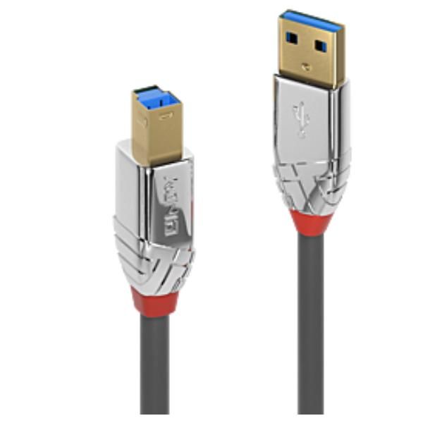 CAVO USB 3.2 TIPO A A B CROMO 2M