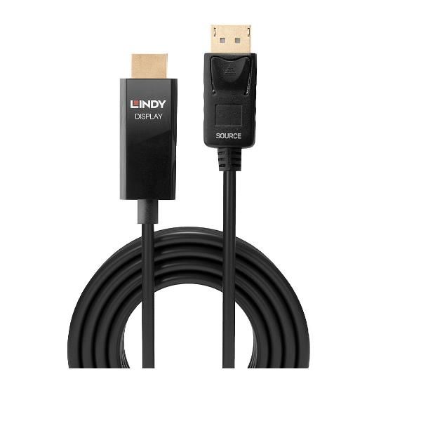 CAVO DISPLAYPORT A HDMI ATTIVO 2M