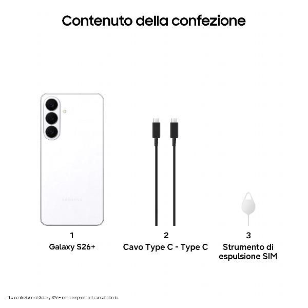 GALAXY S26+ 12+512GB WHITE