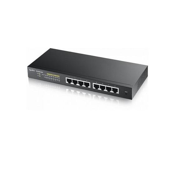 Zyxel Gs1900-8hp Gestito L2 Gigabit Ethernet [10/100/1000] Supporto Power Over Ethernet [poe] Nero (zyxel Gs1900-8hp High Powered Gigabit Smart Manag