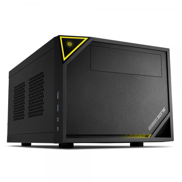 Sharkoon Shark Zone C10 Nero, Giallo (sharkoon Shark Zone C10 - Tower - Mini)