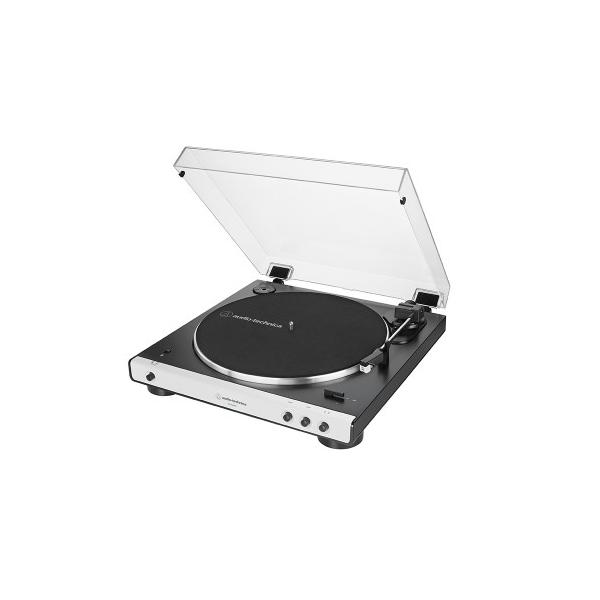 AudiO-Technica AT-Lp60xbt Giradischi Con Trasmissione A Cinghia Bianco Completamente Automatico (audiO-Technica AT-Lp60xbt - Pladespill)