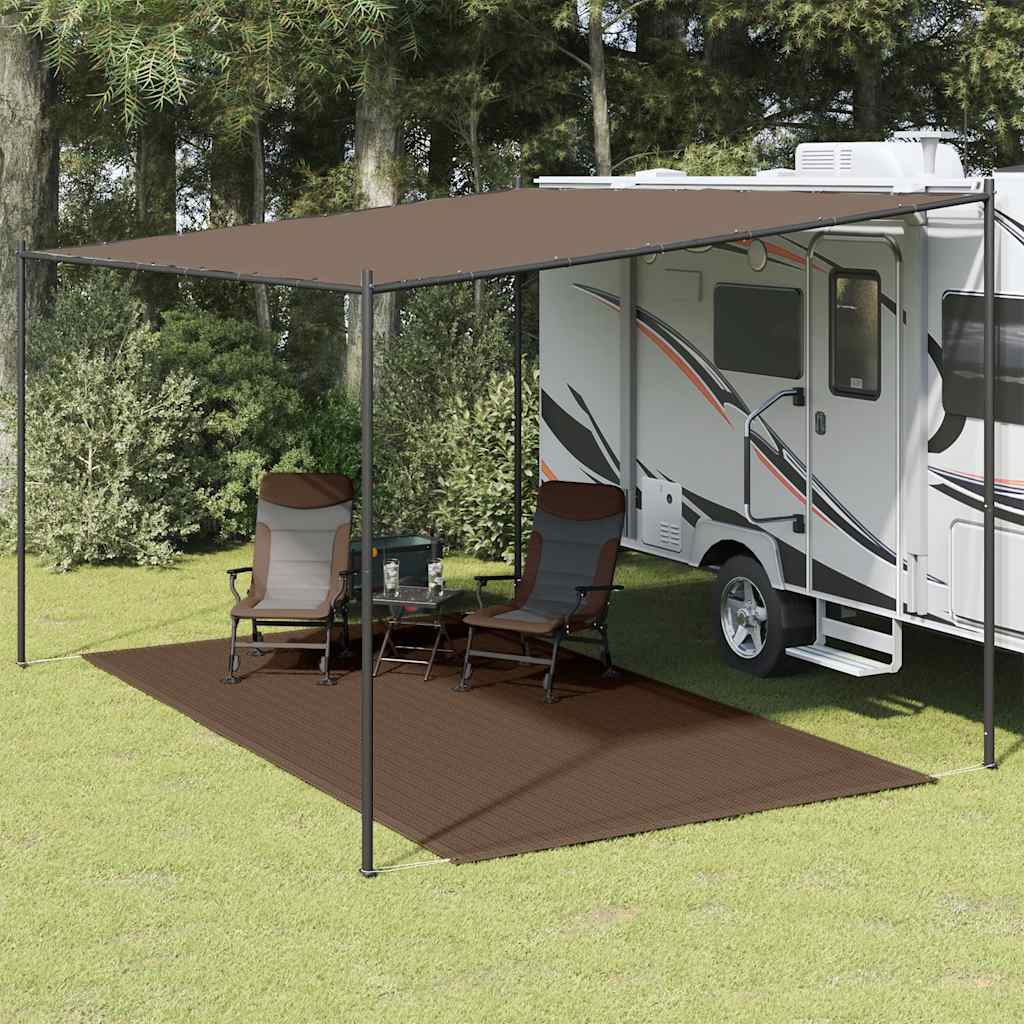 Tappeto Da Tenda 250x450 Cm Marrone