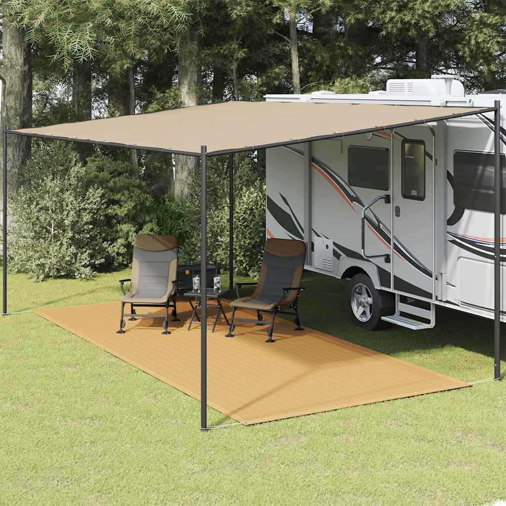Tappeto Da Tenda Sabbia 250x600 Cm Hdpe
