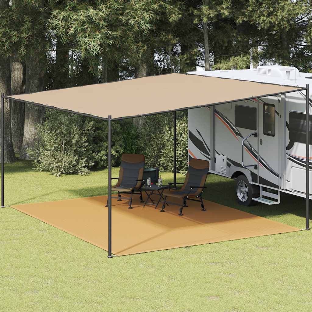 Tappeto Da Tenda Sabbia 400x500 Cm Hdpe