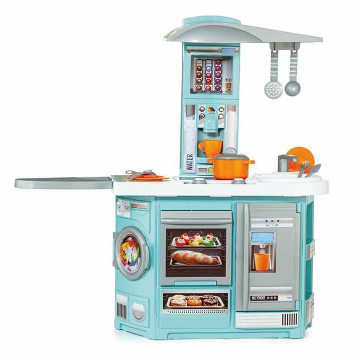 Cucina Giocattolo Cook Moltó 18151 100 X 97 X 31 Cm Azzurro Ribaltabile (100 X 97 X 31 Cm)