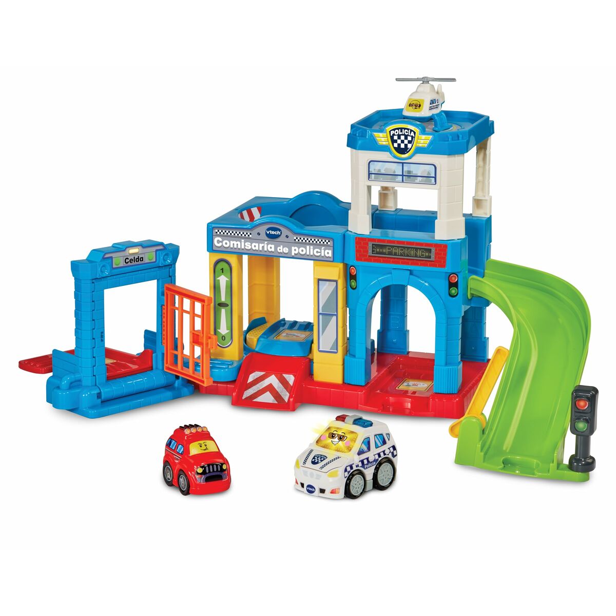 Playset Di Veicoli Vtech Tut Tut Bolidos 28 X 11,5 X 28 Cm Poliziotto
