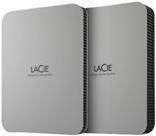 Lacie Mobile Drive Stlp1000400 - Festplatte - 1 Tb - Extern (tragbar) - Usb 3.2 Gen 1 (usB-C Steckverbinder) - Moon Silver