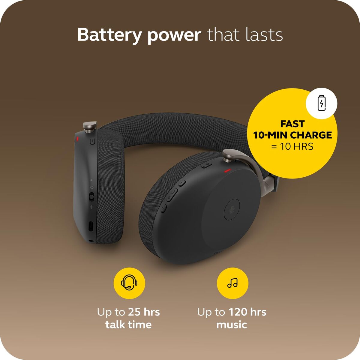 Cuffie Bluetooth A Fascia Jabra Evolve3 85 Uc Link390c Nero - Image 3